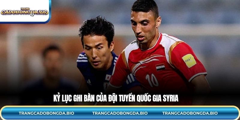 Kỷ lục ghi bàn của đội tuyển quốc gia Syria